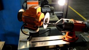 Заточка спиральных сверл на заточном станке PP-600F с головкой 50К