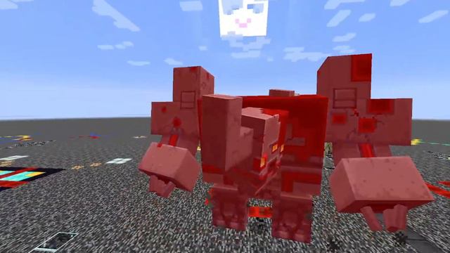 Iron Golem and Ravager vs Dungeons Bosses mod 2 vs 1 Mob Battle Minecraft смотреть онлайн