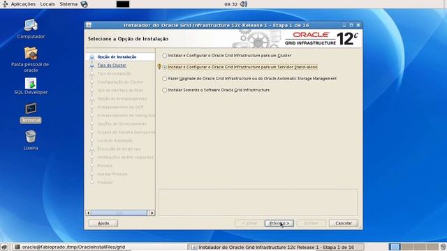 Instalando o Oracle Grid Infrastructure 12c смотреть онлайн