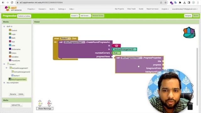 How To Create a Circle Progress Bar in MIT App Inventor смотреть онлайн