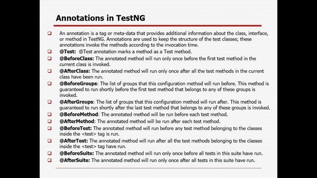 TestNG Framework Crash Course - Part I смотреть онлайн