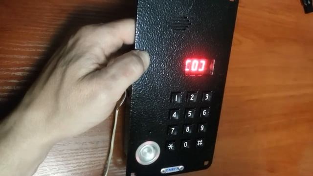 Программирование домофона "ОМЕГА" смотреть онлайн