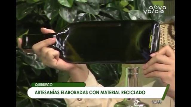 Quirueco presenta artesanías elaboradas con material de vidrio reciclado смотреть онлайн