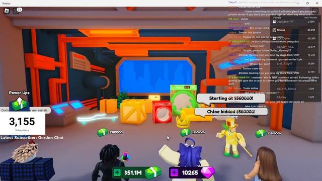 Serial GIVEAWAY In Roblox Bid Battles смотреть онлайн