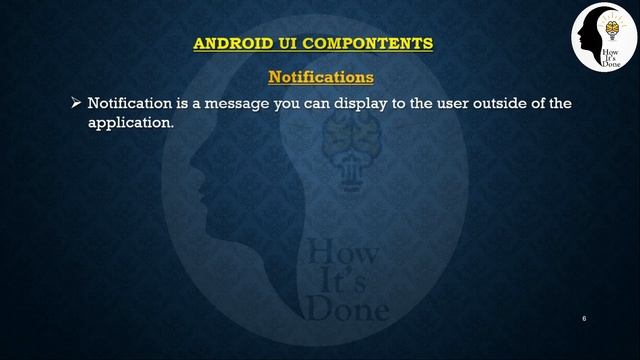 EC312-OBJECT ORIENTED PROGRAMMING: Android User Interface (UI) Components (Module V : Part 3) смотреть онлайн