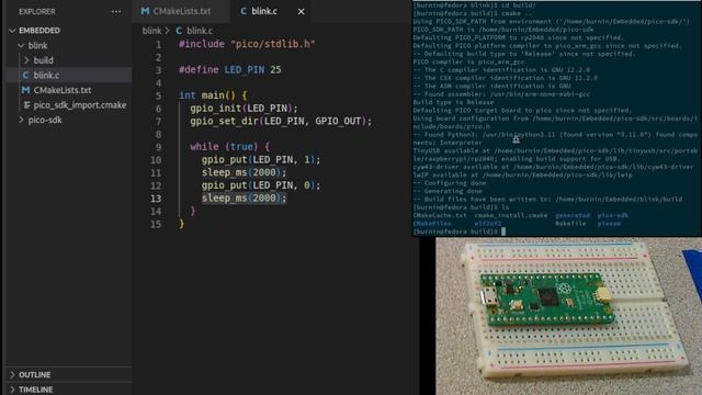 Intro to Pi Pico MCU Programming from Linux Workstation смотреть онлайн