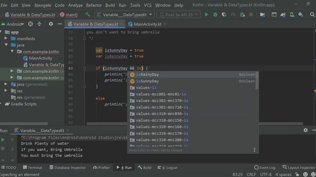 Android kotlin in Sinhala 9| Kotlin If Statement смотреть онлайн