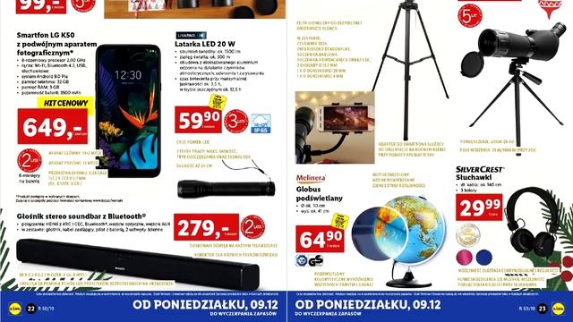 Nowa Gazetka LIDL od Poniedziałku 09.12.2019 | Katalog смотреть онлайн