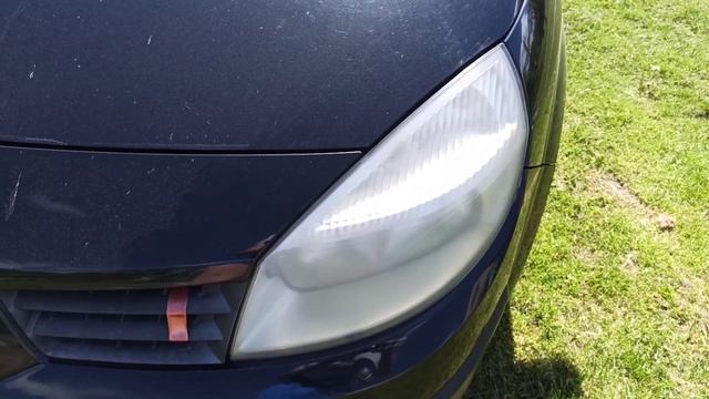 Полировка фар в Рено Гранд Сценик 2 (до рест.). Полировка разными способами)) смотреть онлайн