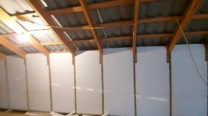 Утепление мансарды пенопластом