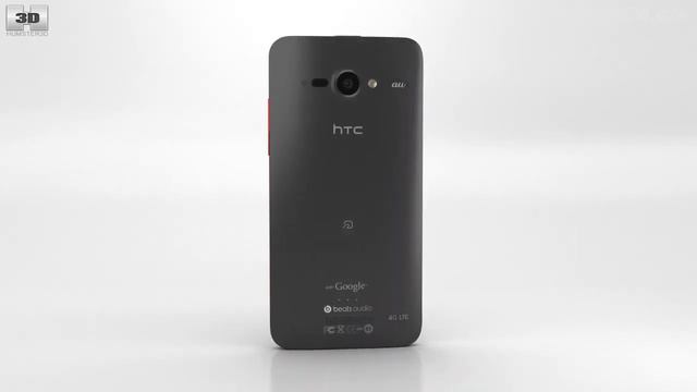 HTC J Butterfly Black by 3D model store Humster3D.com смотреть онлайн