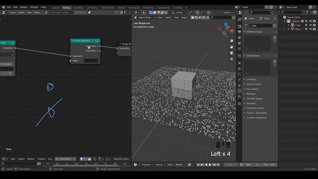 [Tut] Distribute and Remove Points in Volume - Blender Geometry Nodes 2.93 смотреть онлайн