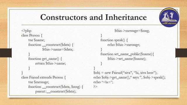 3.2 PHP - Object Oriented Programming - part 2 смотреть онлайн