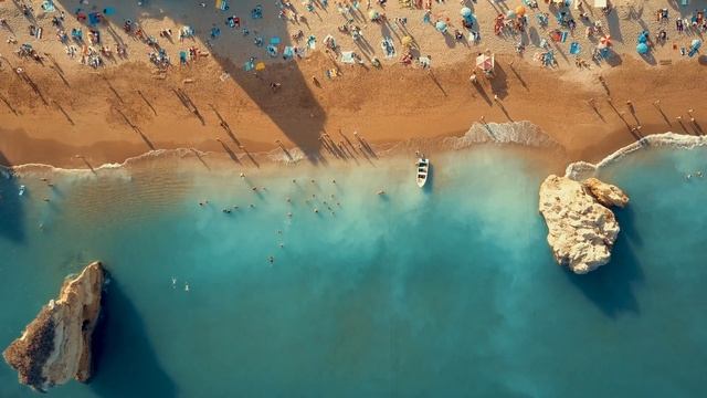 Praia Dona Ana and Praia Do Camilo beaches, Lagos, Algarve - Portugal, DJI Mavic 4k Drone video смотреть онлайн