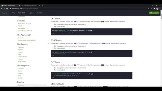 3. Slim Framework Rutas смотреть онлайн