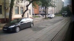 Поездка на трамвае #13 в Туле