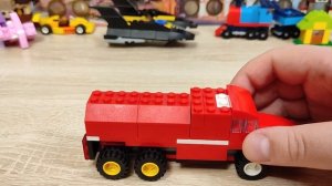 Пожарный грузовик Урал 4420 с лестницей из Lego