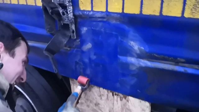 Порвал тент! Пайка тента!  Что было в первом рейсе!