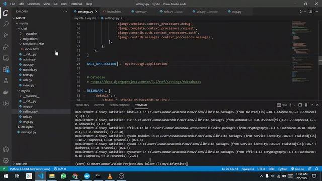 Build a chat Application using django channels смотреть онлайн