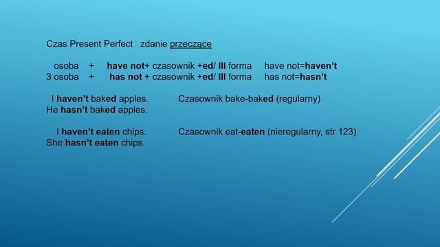 Present Perfect affirmative смотреть онлайн
