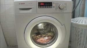 BOSCH WAB28220 washing machine Quick wash 20 degrees 15 minutes program test example movie #287