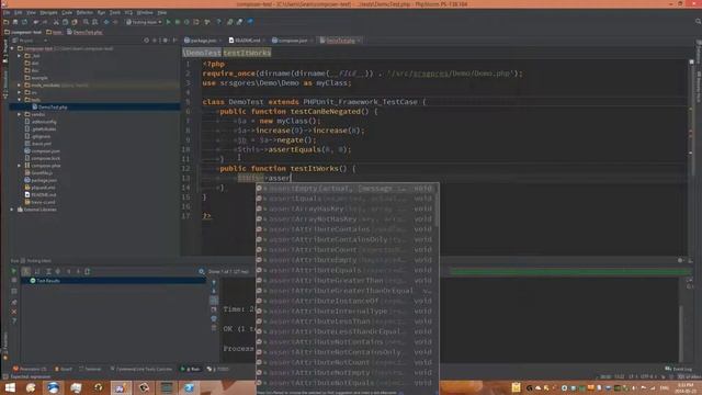 PHP TDD in PHPStorm - Writing Your First Unit Test смотреть онлайн