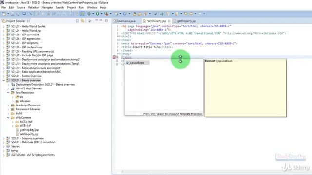 Java Beans overview смотреть онлайн