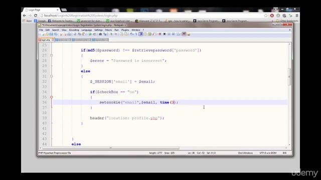 PHP TUTORIALS LECTURE 18 CREATING KEEP ME LOGGED IN FUNCTIONALITY USING COOKIES смотреть онлайн
