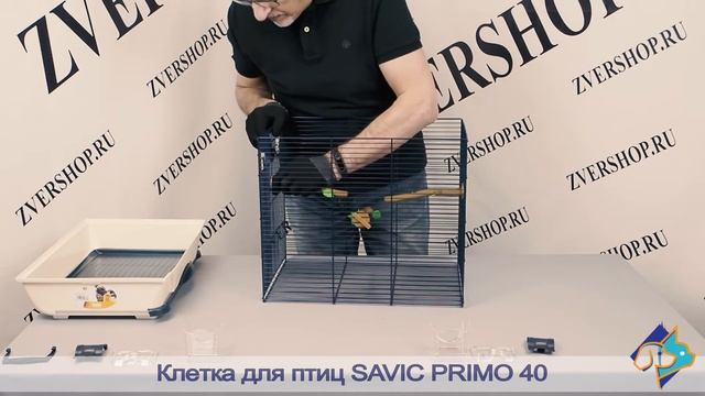 Клетка Savic для птиц Primo 40 синяя смотреть онлайн