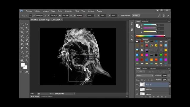 [Tutorial] Photoshop cs6 - Smokin Rainbow - Español смотреть онлайн