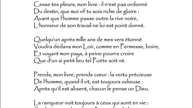 Ronsard (Pierre de) : SONNET - Cesse tes pleurs, mon livre : il n’est pas ordonné смотреть онлайн