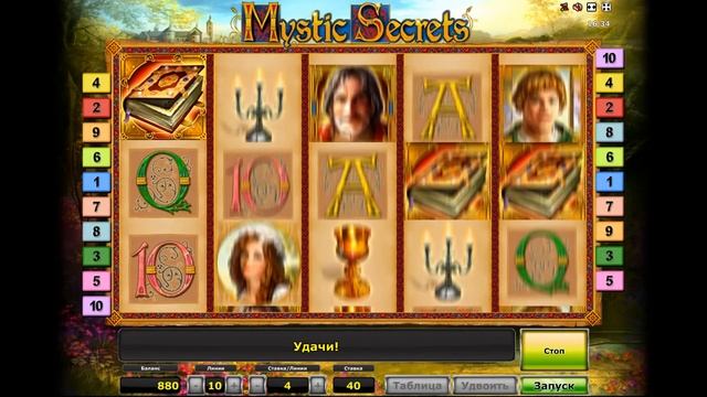 Как играть в игровой автомат Mystic Secrets. Обучающее видео. смотреть онлайн