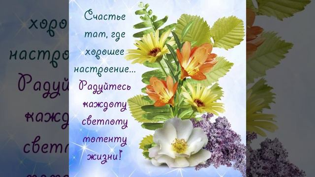 Желаю, чтоб твоя жизнь была яркой, а настроение солнечным 🌼🌼🌼 смотреть онлайн