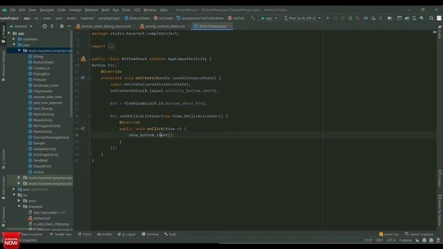 Implement Modal Bottom Sheet in Android смотреть онлайн