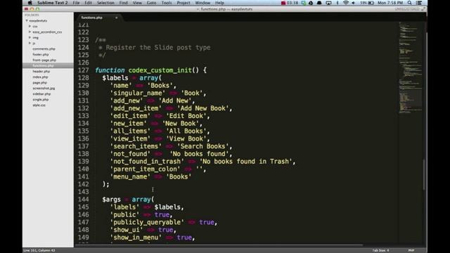 WordPress Development Tutorials 19 - Create a custom post type смотреть онлайн