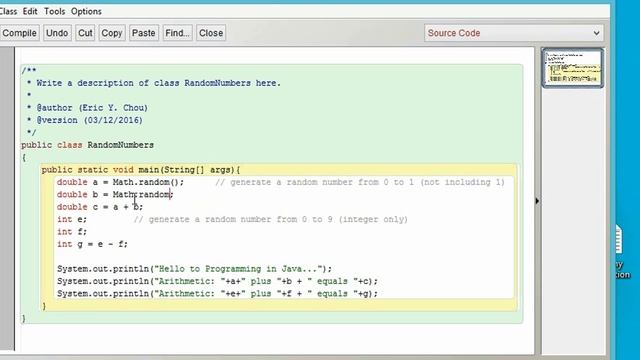 Random Number Generator: Using Java Math API смотреть онлайн