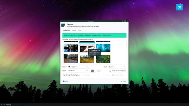 How to automatically change wallpapers in XFCE смотреть онлайн