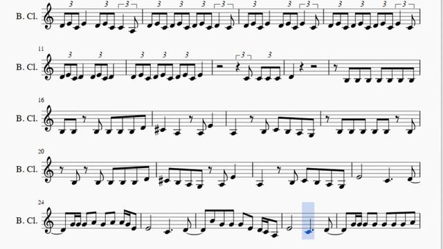 Bass Clarinet Sheet Music: How to play No Tears Left to Cry by Ariana Grande смотреть онлайн