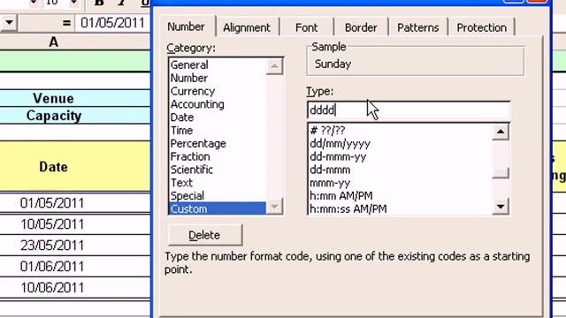 Microsoft Excel Tutorial for Beginners #20 - Date & Time Pt.1 - Custom Format смотреть онлайн