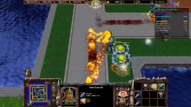 Warcraft 3 - Green Circle TD Angle 2.0 #63 смотреть онлайн