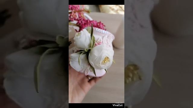 Баночка из под нутеллы для мелочей или Мини Ваза смотреть онлайн