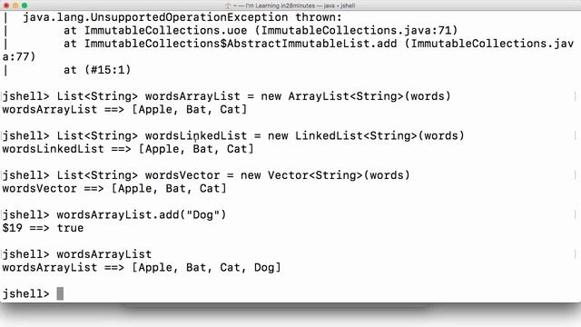Java Collections Tutorial 1 смотреть онлайн