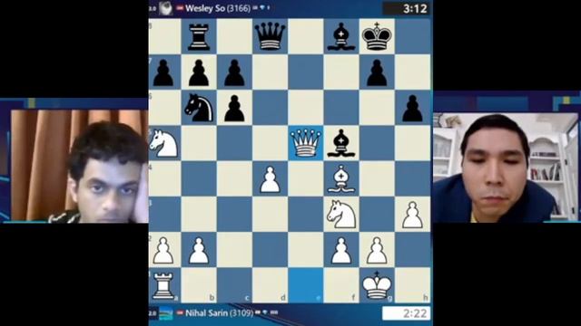 Wesley So in a Bad Position Made a Genius Idea & Neutralize the attack's of Nihal Sarin ~SPEEDCHESS смотреть онлайн