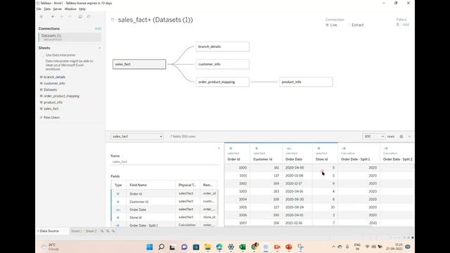 #how to extract date, year, month in tableau, split a column in #tableau смотреть онлайн