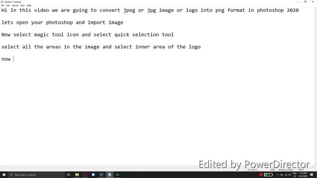 Converting JPEG or JPG to PNG using Photoshop 2020 смотреть онлайн