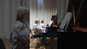 фортепианный ансамбль преподавателей «Квадро+«обр.Н.Бекназарова «Цыганская венгерка»