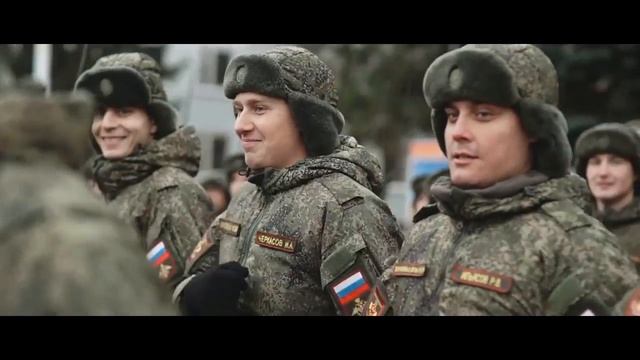 Флешмоб. В армии. Строевая песня.