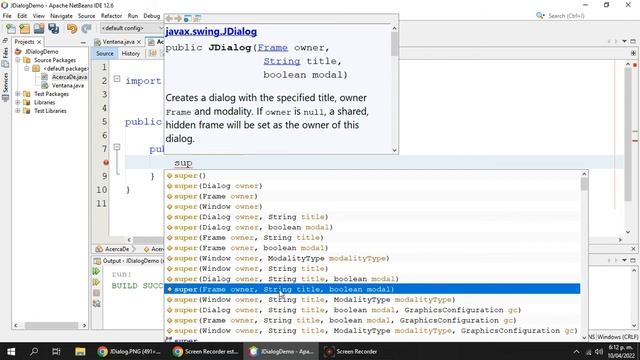 El paquete Swing - La clase JDialog | GUI en Java смотреть онлайн