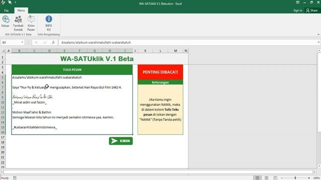 Tool mengirim pesan Massal Whatshap HANYA satu klik GRATIS | EXCEL VBA смотреть онлайн