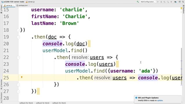 Working with multiple promises with mongoose in node 10210 смотреть онлайн